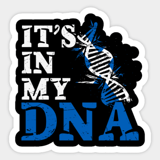 It's in my DNA - Scotland Sticker